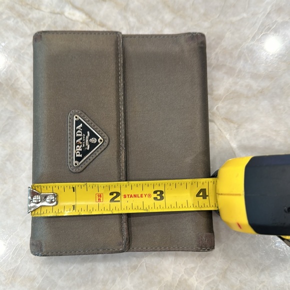 Prada preloved olive green Prada nylon trifold wallet - Picture 13 of 13